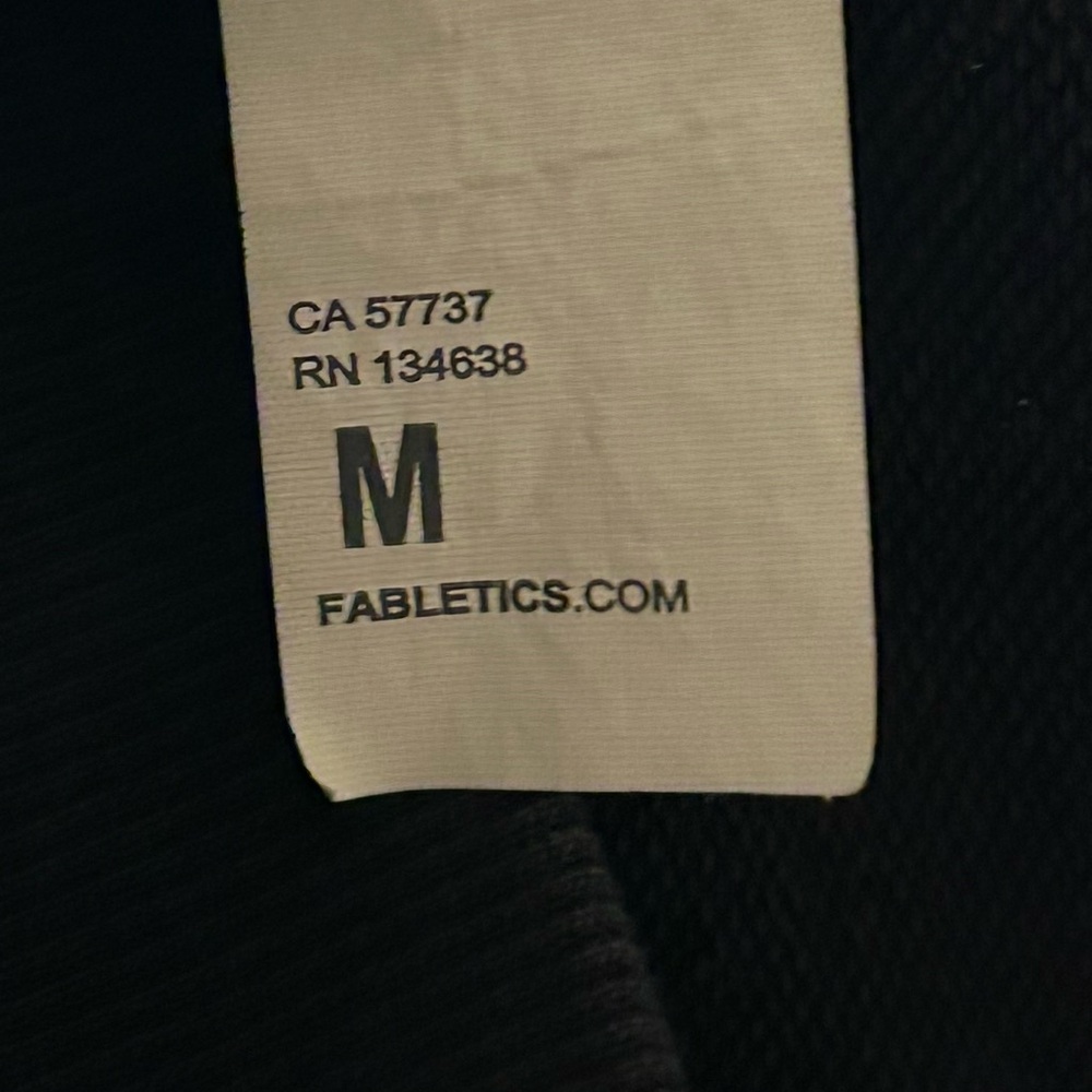 Fabletics Year Round Terry Off Shoulder Sweatshirt in Black - M - Picture 8 of 12